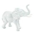 White Ceramic Elephant